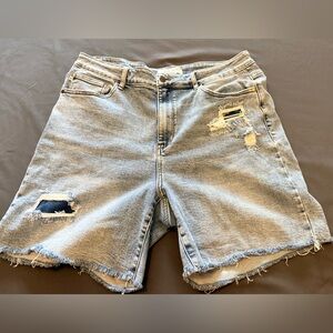 Judy Blue Ripped Denim Shorts